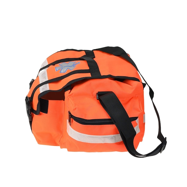 First Responder Trauma Bag, Medium, Orange, Ea